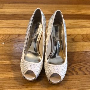 Jennifer Lopez sequence high heels, sz 8